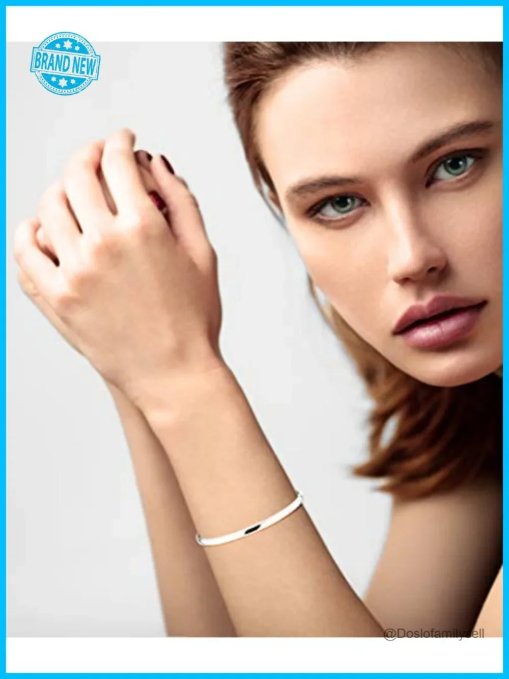 4mm Open Cuff Polished Bangle Bracelet for Women Adjustable 7.25-7.5in Sterling